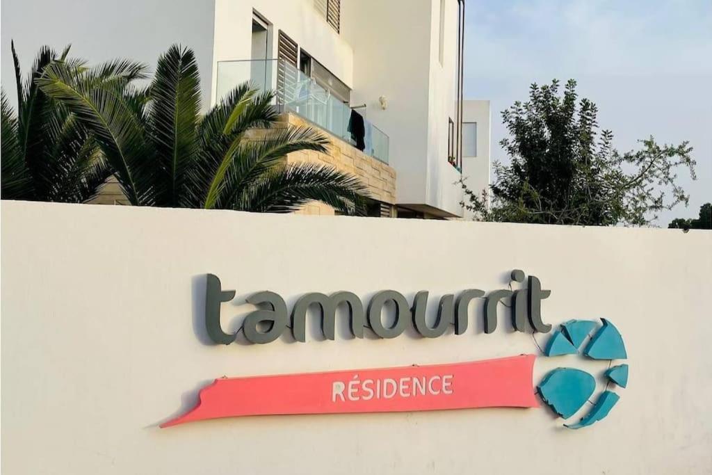 Luxurious Golf & Sea View Beach Apartment With Pool Access - Tamourrit, Taghazout Bay ภายนอก รูปภาพ