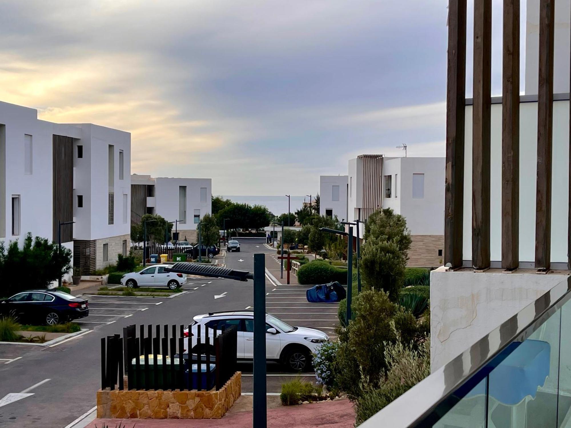 Luxurious Golf & Sea View Beach Apartment With Pool Access - Tamourrit, Taghazout Bay ภายนอก รูปภาพ