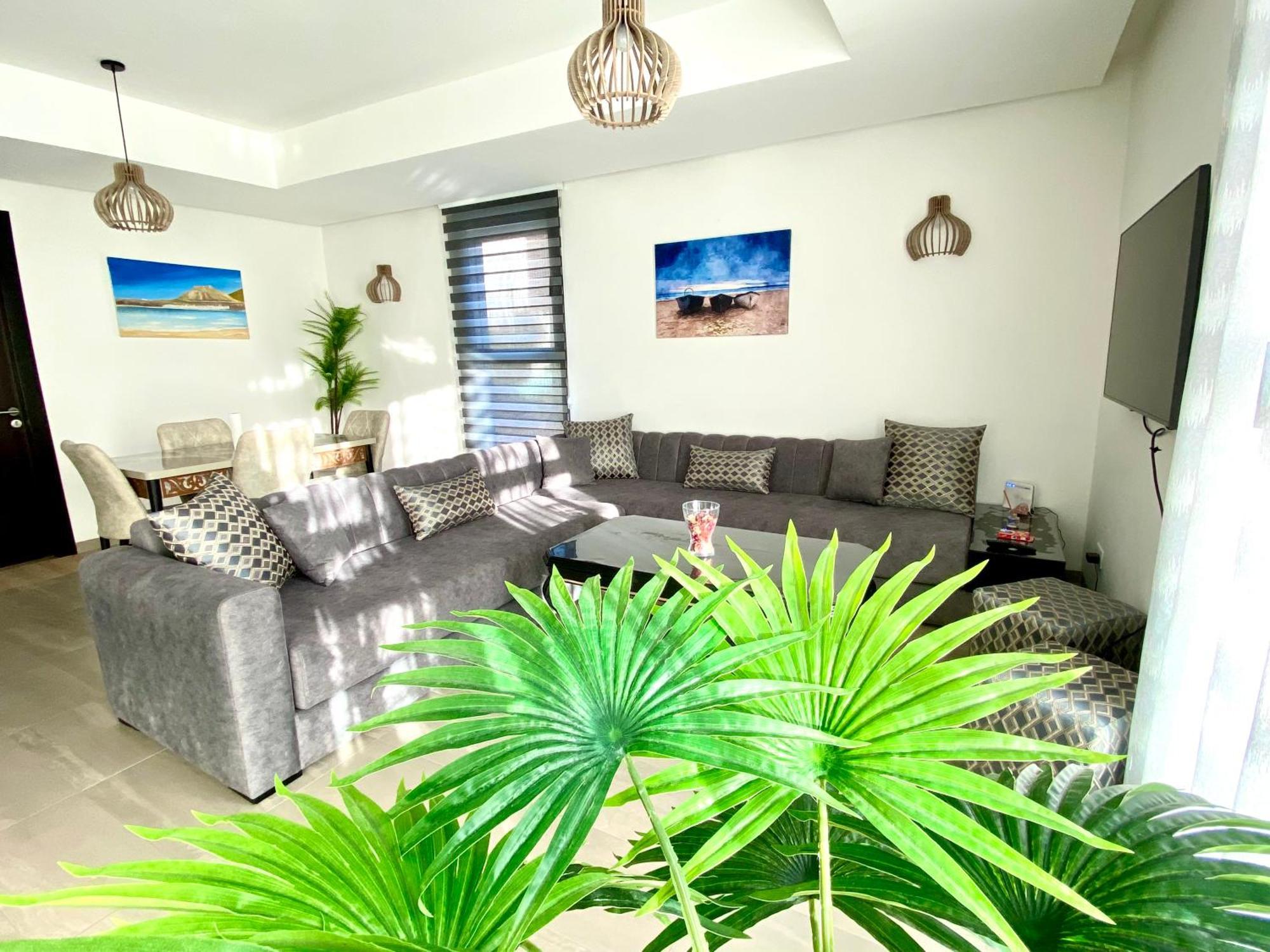 Luxurious Golf & Sea View Beach Apartment With Pool Access - Tamourrit, Taghazout Bay ภายนอก รูปภาพ